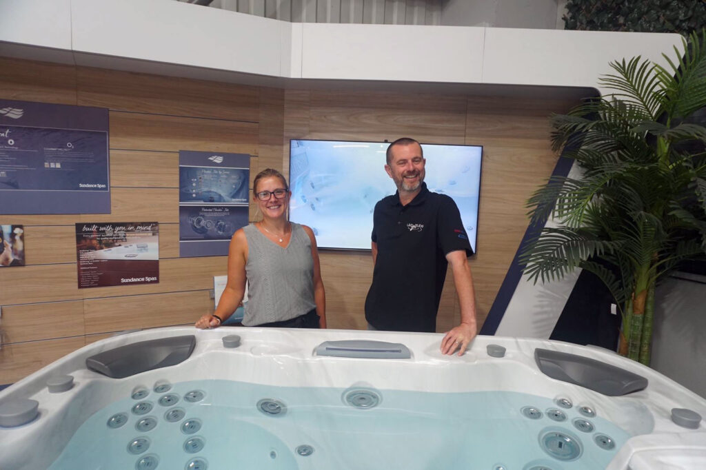 UK Hot Tubs showroom